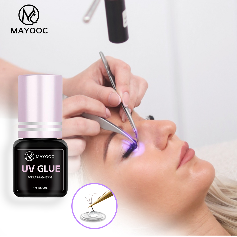 Eyelash Extension Uv - MAYOOC Ad Asciugatura Rapida 0.1S Colla