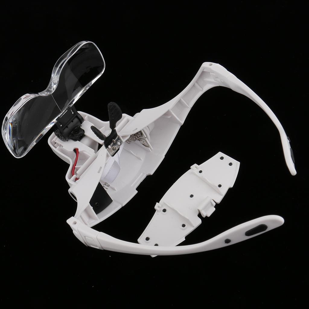 Eyelash Extension With Glasses - Occhiali Ingrandenti con Luce LED Orientabile