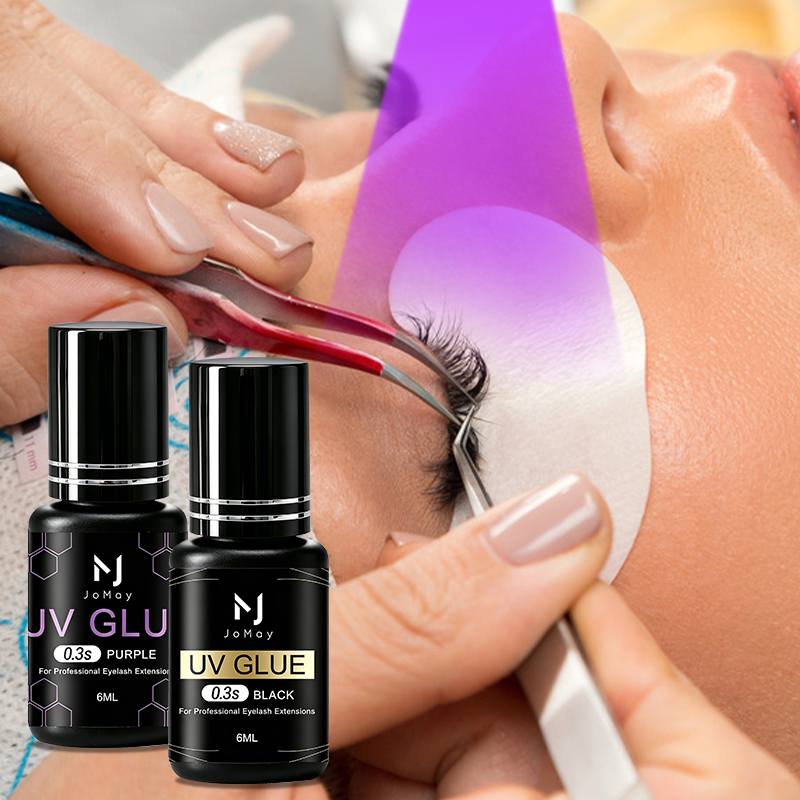 Eyelash Extension Uv - Colla per ciglia JOMAY Black Clear