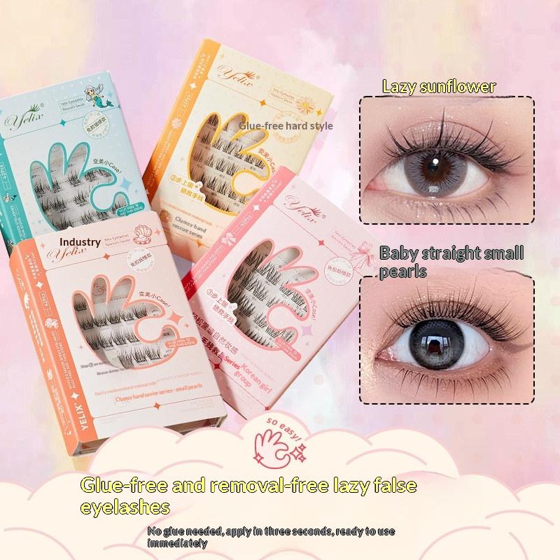 Lash Adhesive Glue - Ciglia Finte Autoadesive a Ciuffetti, Aspetto