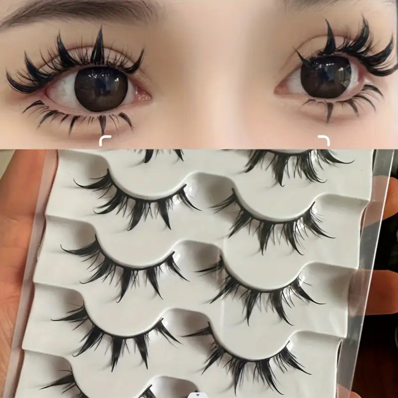 Eyelash Extension Anime Style - 5 Paia di Ciglia Finte Stile