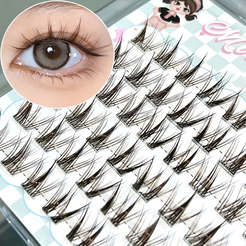 Lash Adhesive Glue - Ciglia a Ciuffetti Mixiaohe Marrone Chiaro