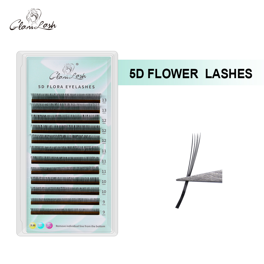 Eyelash Extension Anime Style - GLAMLASH Ciglia 5D a Fiore, Volume