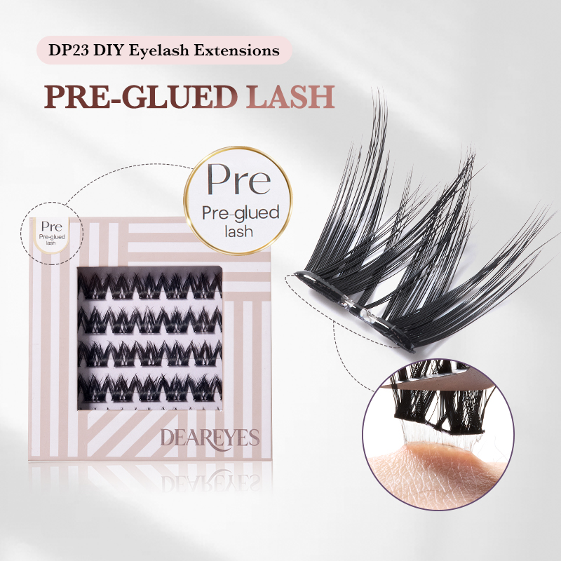 Eyelash Extension Adhesive - DearEyes DP-23 Extension Ciglia Autoadesive 10‑16mm,